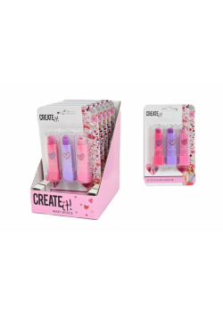 Szminka do ust Love&heart 3szt CREATE IT!
