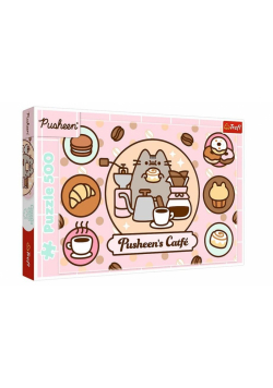 Puzzle 500 Pusheen w kawiarni 37528
