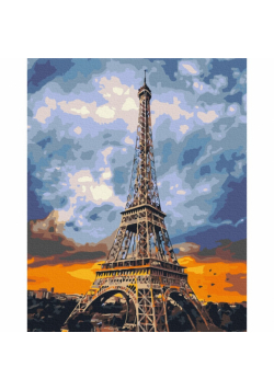 Malowanie po numerach BRUSHME 40x50 cm żelazna dama Paryża