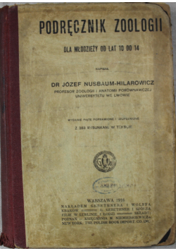 Podręcznik zoologii dla młodzieży od lat 10 do 14 1916 r.