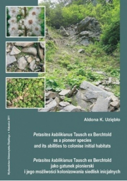Petasites kablikianus Tausch ex Berchtold as a pioneer species