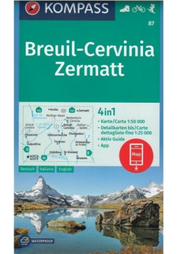 Breuil - Cervinia - Zermatt 1:50 000 Kompass