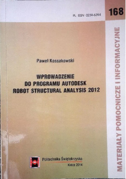 Wprowadzenie do programu autodesk robot structural analysis 2012