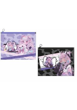 Teczka B5 z suwakiem Manga Pink Fantasy 1szt.mix