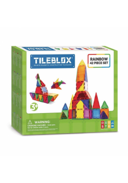 Tileblox zestaw tęczowy 42el