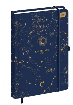 Kalendarz 2021 Książkowy A5/92K Galaxy