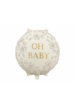 Balon foliowy pastylka Oh Baby 35x35cm