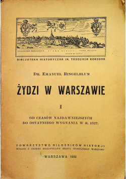 Żydzi w Warszawie część 1 1932 r.