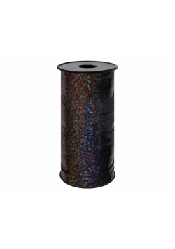 Tasiemka holograficzna czarna 92m