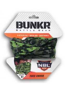 Bunkr Zasłona na twarz do Nerf zielona