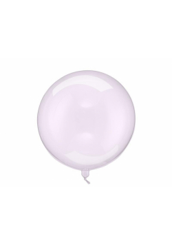 Balon Kula transparentny fioletowy 40cm