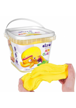 Zestaw lekkiej powietrznej ciastoliny zólty 910ml