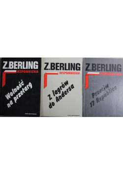 Berling Wspomnienia Tom I do III