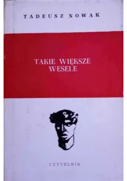 Takie większe wesele