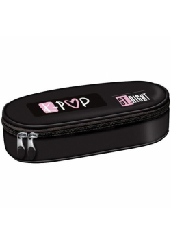 Piórnik saszetka z wewnętrzną klapką Pink K-Pop