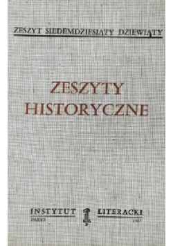 Zeszyt Historyczny Zeszyt 79