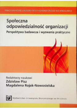 Społeczna odpowiedzialność organizacji