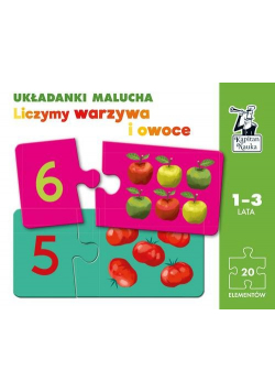 Kapitan Nauka Układanki malucha Liczymy warzywa i owoce