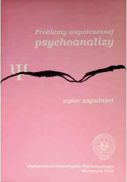 Problemy współczesnej psychoanalizy