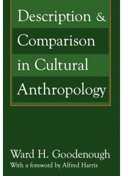 Description and Comparison in Cultural Anthropology