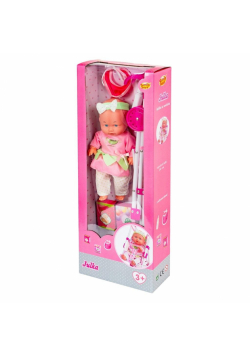 Lalka Julka 30cm w wózku
