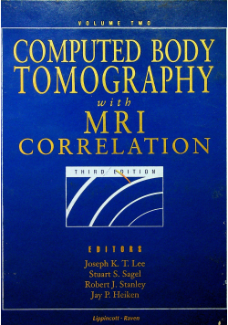 Computed body tomography with MRI Correlation
