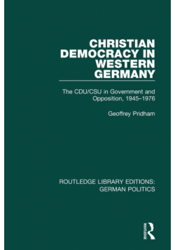 Christian Democracy in Western Germany (RLE