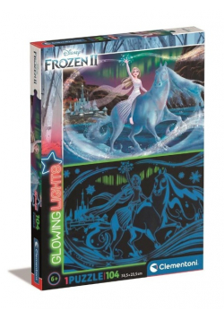 Świecące puzzle Kraina lodu
