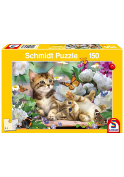 Puzzle 150 Figlarne kotki