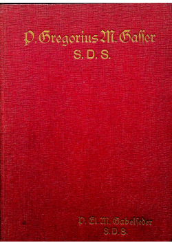 P Gregorius M Gasser  Ein soziales priesterleben der Gegenwart 1915 r