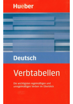 Verbtabellen Deutsch