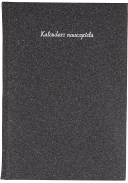 Kalendarz Nauczyciela A5 2020/2021 Natura czarny
