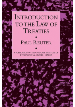 Introduction To The Law Of Treaties