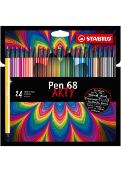 Flamastry Pen 68 Arty etui 24 kolory STABILO