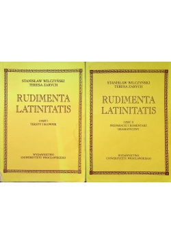 Rudimenta Latinitatis 2 tomy