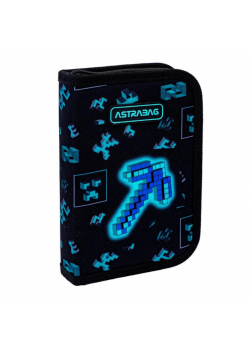 Piórnik pojedyn z wyp Astrabag Dark Pixel AC11