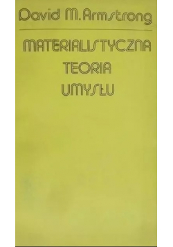 Materialistyczna teoria umysłu