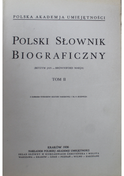 Polski Słownik Biograficzny Tom II reprint z 1936r
