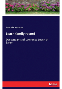 Leach family record