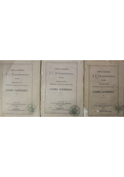 Latarnia czarnoksięska 3 Tomy 1872 r.