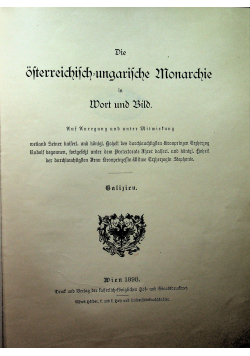 DIe Ofterreichifch ungarifche Monarchie 1898 r.