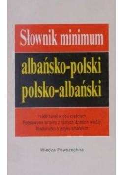 Słownik minimum albańsko polski