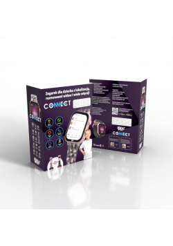 Smartwatch dla dziecka KiDiZ Connect różowy
