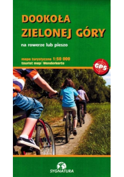 Mapa turystyczna - Dookoła Zielonej Góry
