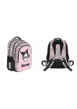 Plecak 4 komorowy Kuromi pink
