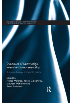Dynamics of Knowledge Intensive Entrepreneurship