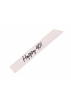 Szarfa Happy 40 krem 76cm