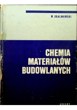 Chemia Materiałów Budowlanych