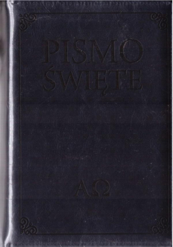 Pismo Święte w etui granatowe