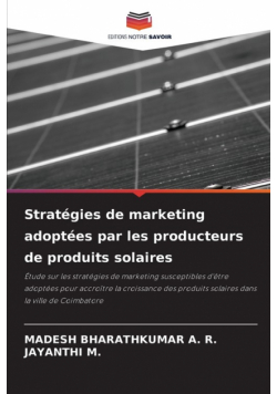 Stratégies de marketing adoptées par les producteurs de produits solaires